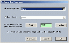 Configure key commands