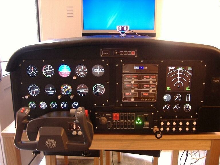 Piper cockpit with FsXPand